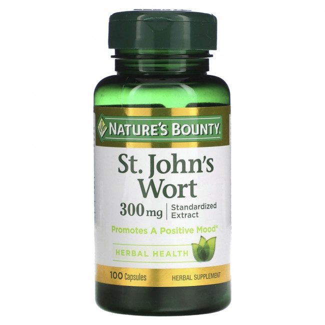 Nature's Bounty, Зверобой, 100 капсул Nature's Bounty, Зверобой, 100 капсул