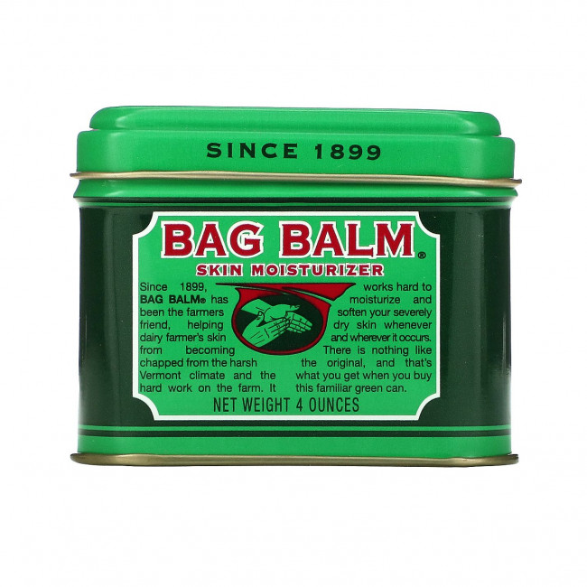 Bag Balm, Увлажняющее средство для кожи рук и тела, для сухой кожи, 4 унции Bag Balm, Увлажняющее средство для кожи рук и тела, для сухой кожи, 4 унции