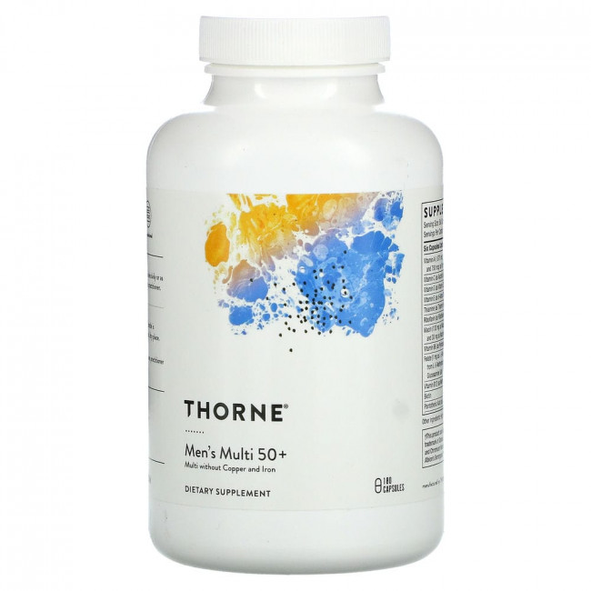 Thorne Research, мультивитамины для мужчин старше 50 лет, 180 капсул Thorne Research, мультивитамины для мужчин старше 50 лет, 180 капсул