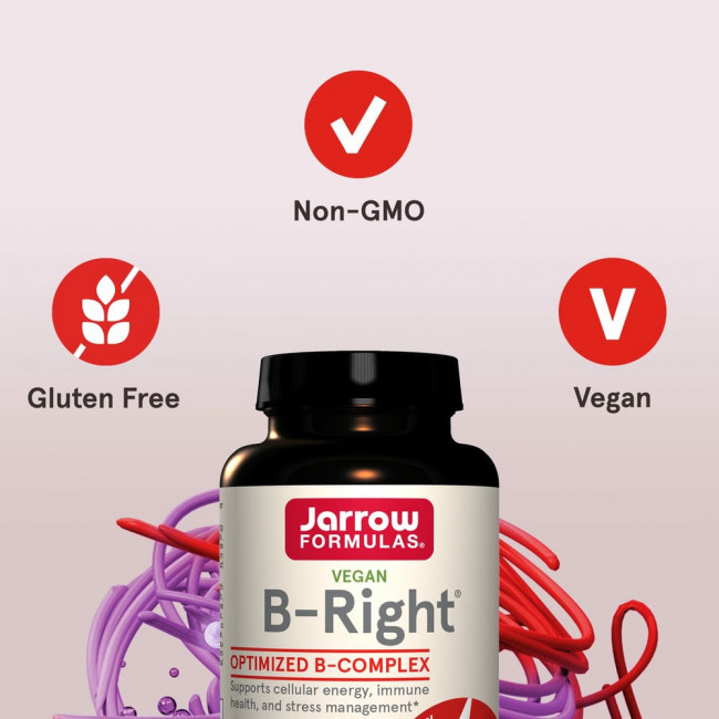 Jarrow Formulas, B-Right, 100 вегетарианских капсул Jarrow Formulas, B-Right, 100 вегетарианских капсул