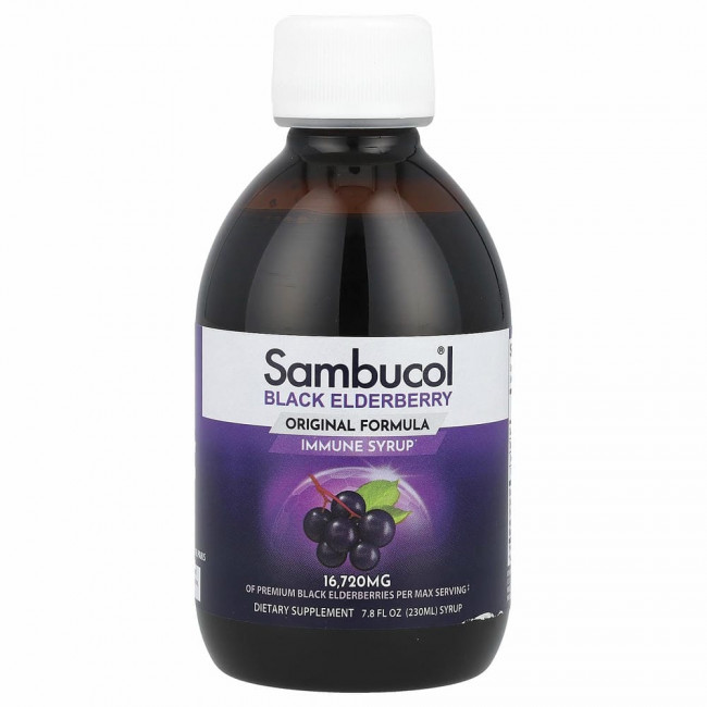 Sambucol, сироп из черной бузины, 230 мл (7,8 жидк. унции)