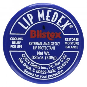 Blistex, Lip Medex, 3 баночки по 7,08 г каждая.
