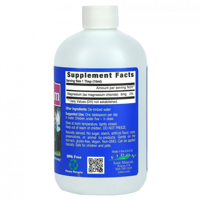 Eidon Mineral Supplements, магний, 533 мл (18 унций)