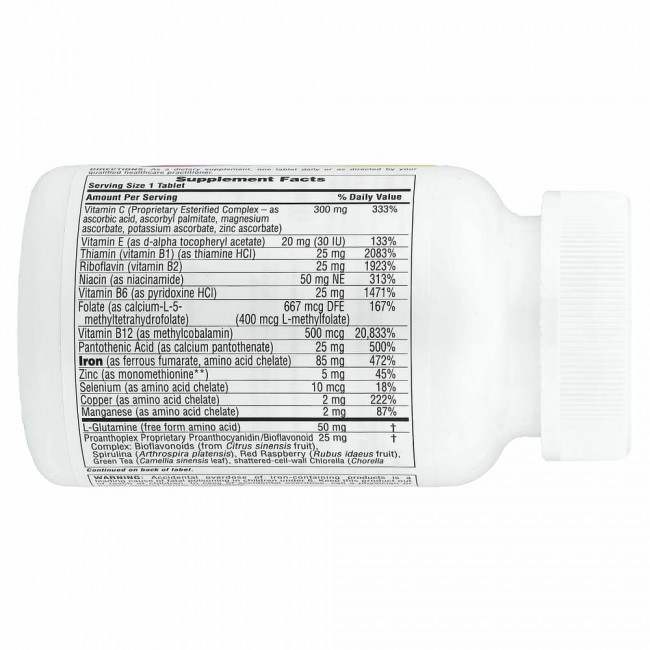 NaturesPlus, Hema-Plex, железо с незаменимыми питательными веществами для здоровых эритроцитов, 60 таблеток с медленным высвобождением NaturesPlus, Hema-Plex, железо с незаменимыми питательными веществами для здоровых эритроцитов, 60 таблеток с медленным высвобождением