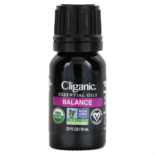 Cliganic, Смесь эфирных масел, сбалансированная, 10 мл (0,33 жидк. Унции) Cliganic, Смесь эфирных масел, сбалансированная, 10 мл (0,33 жидк. Унции)