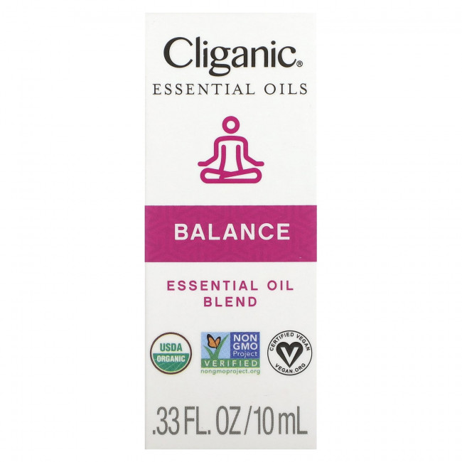 Cliganic, Смесь эфирных масел, сбалансированная, 10 мл (0,33 жидк. Унции) Cliganic, Смесь эфирных масел, сбалансированная, 10 мл (0,33 жидк. Унции)
