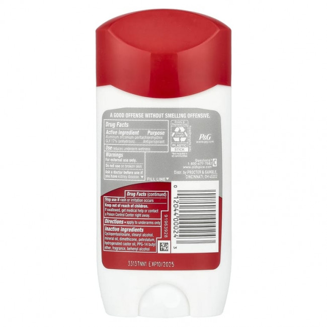 Old Spice, Антиперспирант и дезодорант High Endurance®, свежий, 85 г (3 унции)