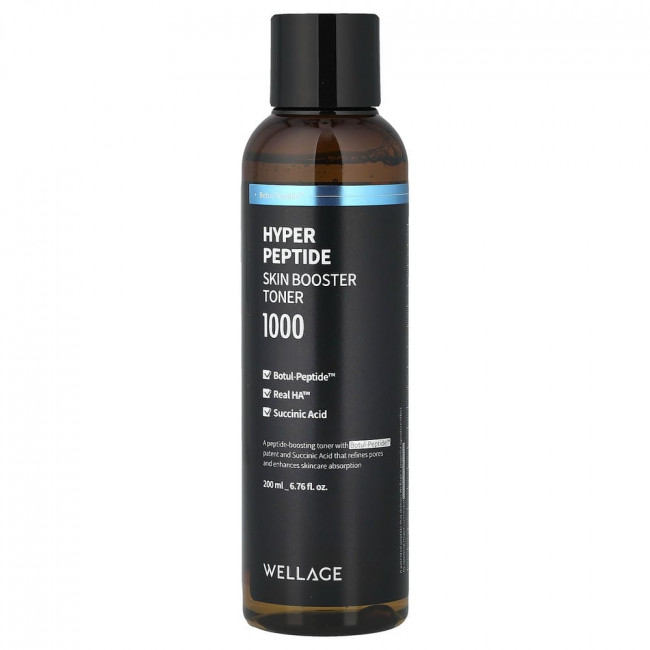 Wellage, Hyper Peptide Skin Booster Toner 1000, 6.76 fl oz (200 ml)