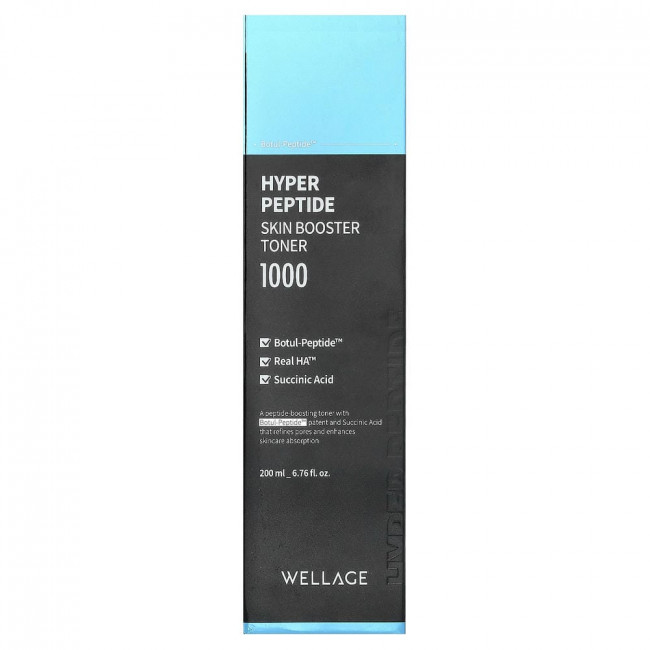 Wellage, Hyper Peptide Skin Booster Toner 1000, 6.76 fl oz (200 ml)