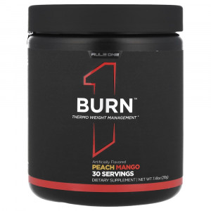 Rule One Proteins, Burn™, Thermo Weight Management, Персик-Манго, 210 г (7,41 унции)