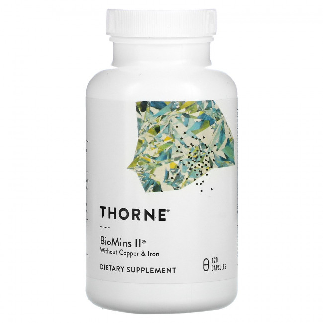 Thorne Research, BioMins II, 120 капсул Thorne Research, BioMins II, 120 капсул