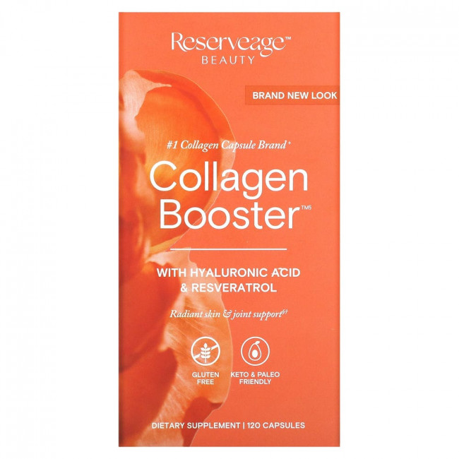 ReserveAge Nutrition, Collagen Booster, 120 капсул ReserveAge Nutrition, Collagen Booster, 120 капсул