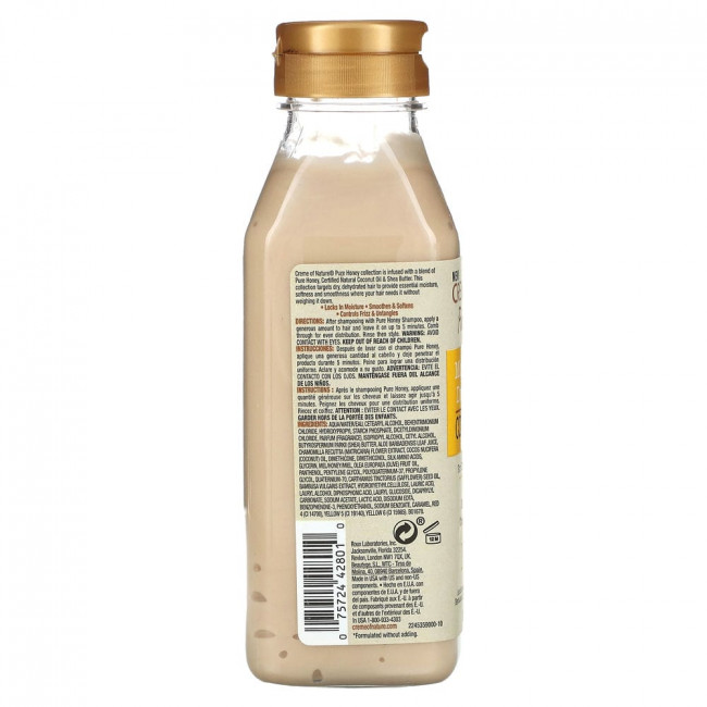 Creme Of Nature, Pure Honey, увлажняющий кондиционер для защиты от сухости, для сухих и обезвоженных волос, 355 мл (12 жидк. Унций)
