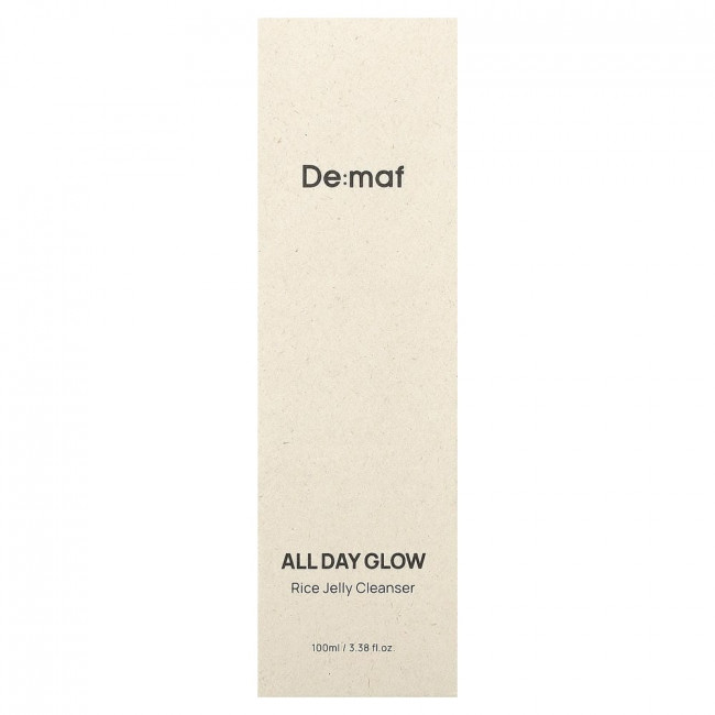 De:maf, All Day Glow, Rice Jelly Cleanser, 3.38 fl oz (100 ml) De:maf, All Day Glow, Rice Jelly Cleanser, 3.38 fl oz (100 ml)