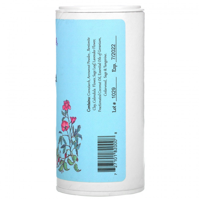WiseWays Herbals, Порошок для тела с календулой, 85 г (3 унции)