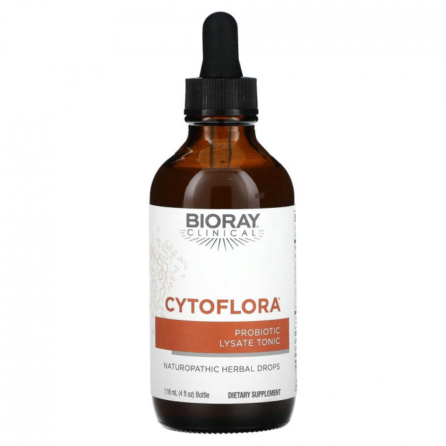 Bioray, CytoFlora, пробиотический тоник для иммунитета, 118 мл (4 жидк. унции)