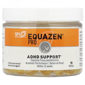 SFI Health, Equazen® Pro, поддержка СДВГ, 90 мягких таблеток