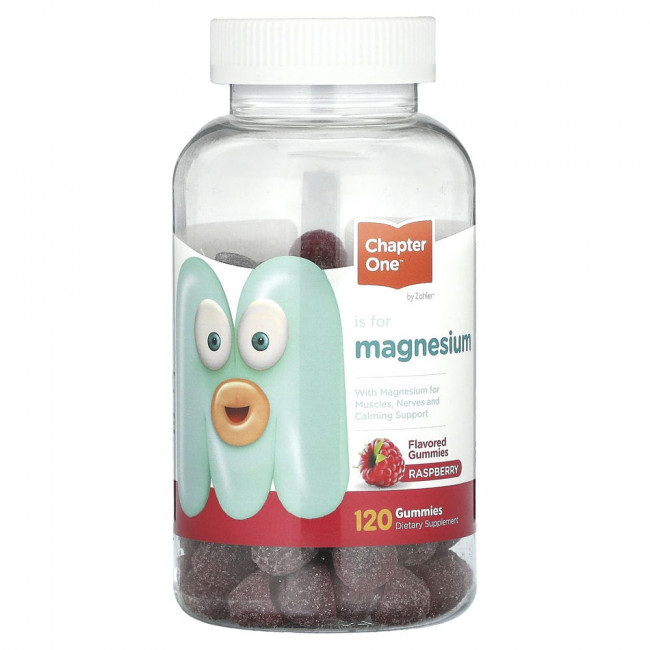 Chapter One, Chapter One, M for Magnesium, малина, 120 жевательных таблеток Chapter One, Chapter One, M for Magnesium, малина, 120 жевательных таблеток