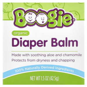 Boogie Wipes, Organic Diaper Balm, 1.5 oz (42.5 g)
