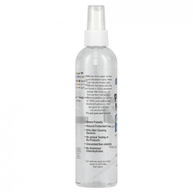 Thai Deodorant Stone, Чистый и натуральный дезодорант Crystal Deodorant Mist, без запаха, 240 мл (8 унций)