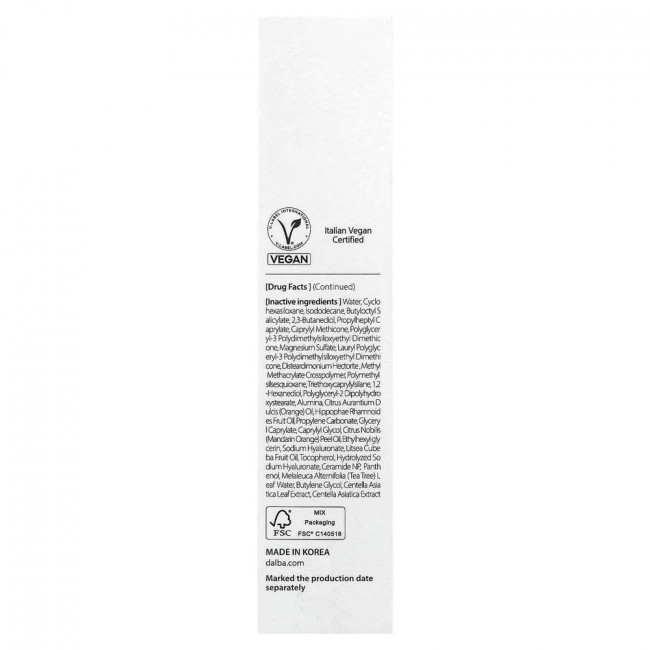 d'Alba, UV Essence Waterfull+ Sunscreen, Mineral Filter, Mild, SPF 50, 1.69 fl oz (50 ml)