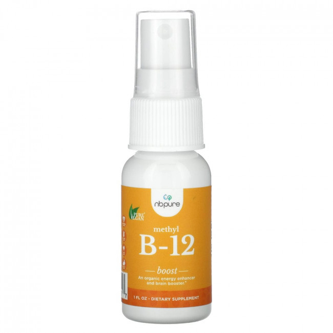 NB Pure, метил B12, спрей, укрепление, 30 мл (1 жидк. унция)