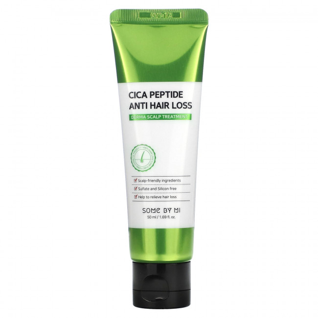 SOME BY MI, Cica Peptide Anti Hair, средство для ухода за кожей головы, 50 мл (1,69 жидк. Унции) SOME BY MI, Cica Peptide Anti Hair, средство для ухода за кожей головы, 50 мл (1,69 жидк. Унции)