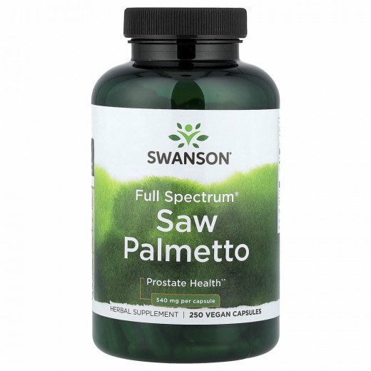 Swanson, Full Spectrum Saw Palmetto, Prostate, 540 mg, 250 Capsules &mdash; 