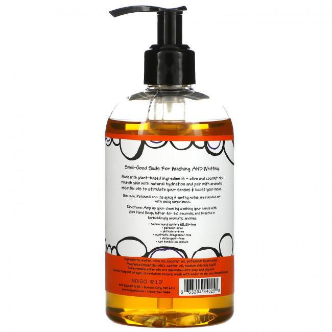 ZUM, Zum Hand Soap, пачули, 354 мл (12 жидк. Унций) ZUM, Zum Hand Soap, пачули, 354 мл (12 жидк. Унций)