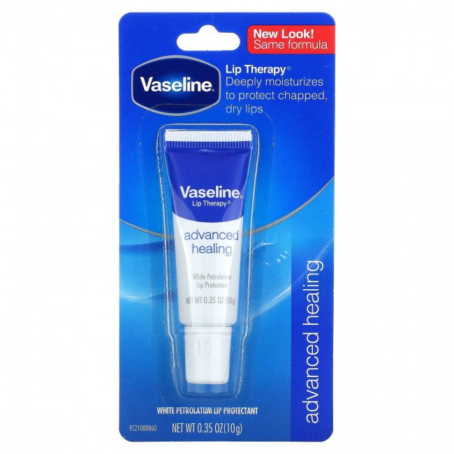 Vaseline, Lip Therapy, улучшенное заживление, средство для губ, 10 г (0,35 унции) Vaseline, Lip Therapy, улучшенное заживление, средство для губ, 10 г (0,35 унции)