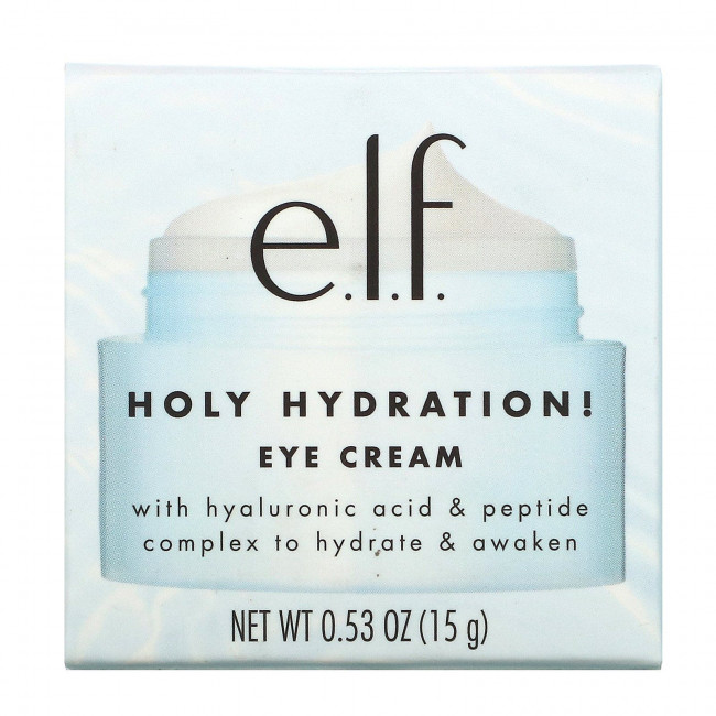 E.L.F., Holy Hydration, Eye Cream, 0.53 oz (15 g) E.L.F., Holy Hydration, Eye Cream, 0.53 oz (15 g)