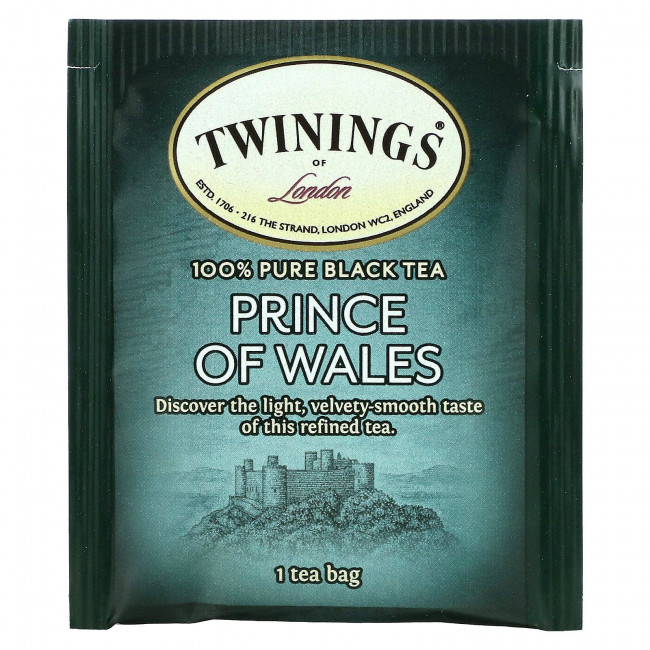 Twinings, Чай 'Принц Уэльский', 20 пакетиков, 1.41 унций (40 г)