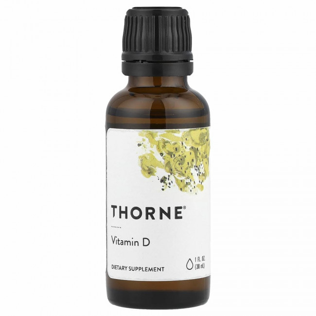 Thorne Research, витамин D в жидкой форме, 30 мл (1 жидк. унция) Thorne Research, витамин D в жидкой форме, 30 мл (1 жидк. унция)
