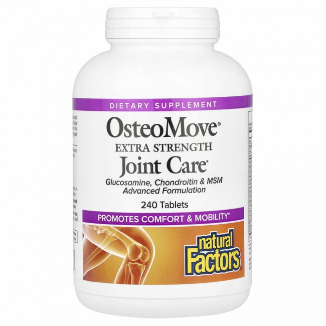 Natural Factors, OsteoMove, усиленное средство для суставов, 240 таблеток