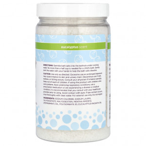 Boogie Wipes, Soothing Bath Salts, Eucalyptus, 15 oz (425 g)
