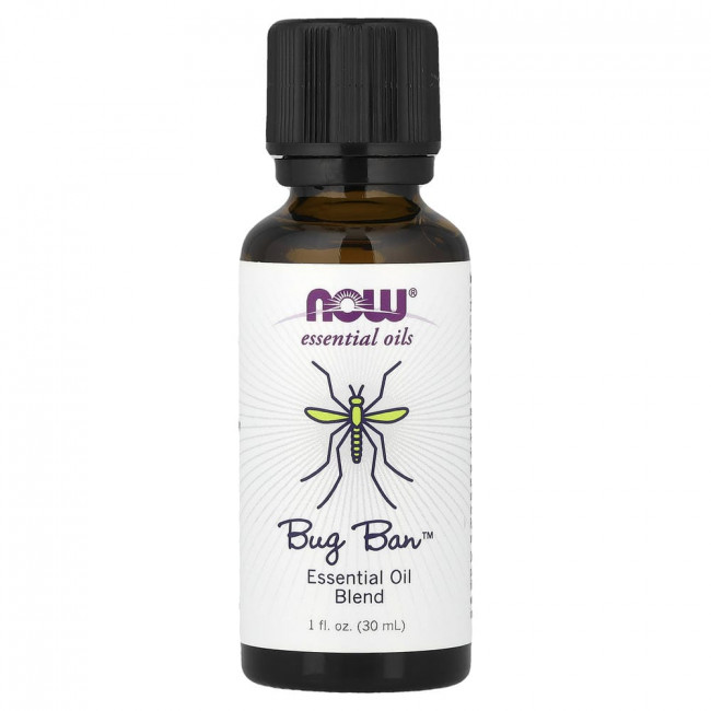 NOW Foods, эфирные масла, Bug Ban™, 30 мл (1 жидкая унция)