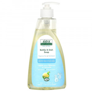 Aleva Naturals, Мыло для бутылочек и посуды, без отдушек, 500 мл (16,9 жидк. Унции)