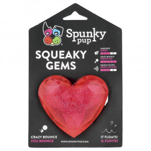 Игрушка Spunky Pup, Squeaky Gems, Heart, 1 шт.