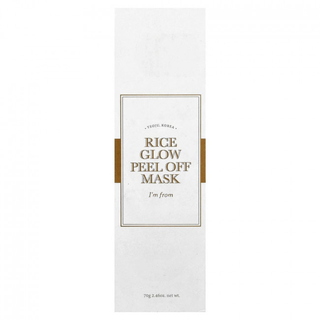 Отшелушивающая маска для лица I'm From, Rice Glow Peel Off Beauty Mask, 2.46 oz (70 g)