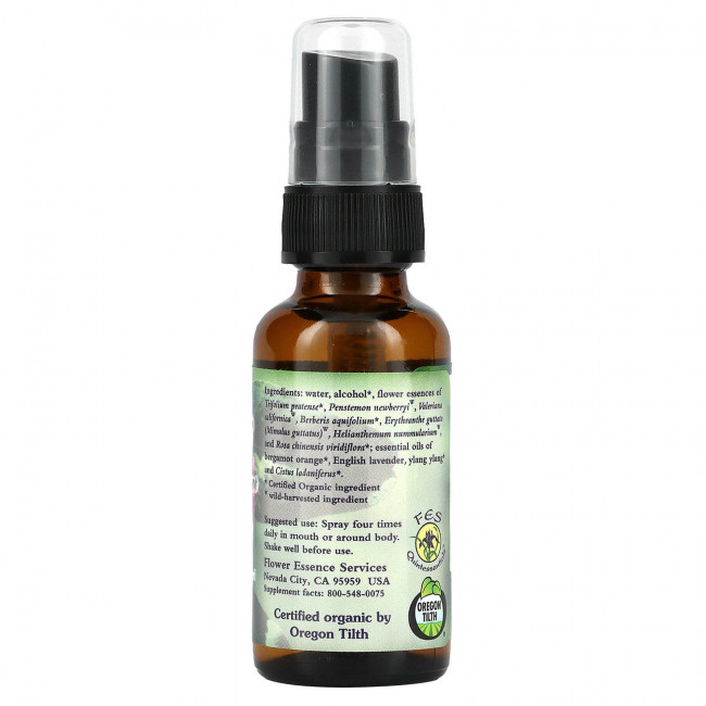 Flower Essence Services, Fear-Less, цветочная эссенция и эфирное масло, 30 мл Flower Essence Services, Fear-Less, цветочная эссенция и эфирное масло, 30 мл