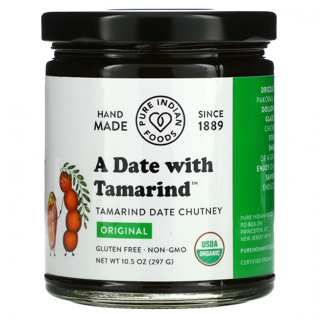 Pure Indian Foods, Финик с тамариндом, оригинальный, 297 г (10,5 унции) Pure Indian Foods, Финик с тамариндом, оригинальный, 297 г (10,5 унции)