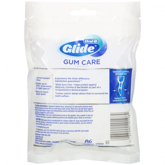 Oral-B, Glide, Уход за деснами, зубочистка, 30 штук Oral-B, Glide, Уход за деснами, зубочистка, 30 штук
