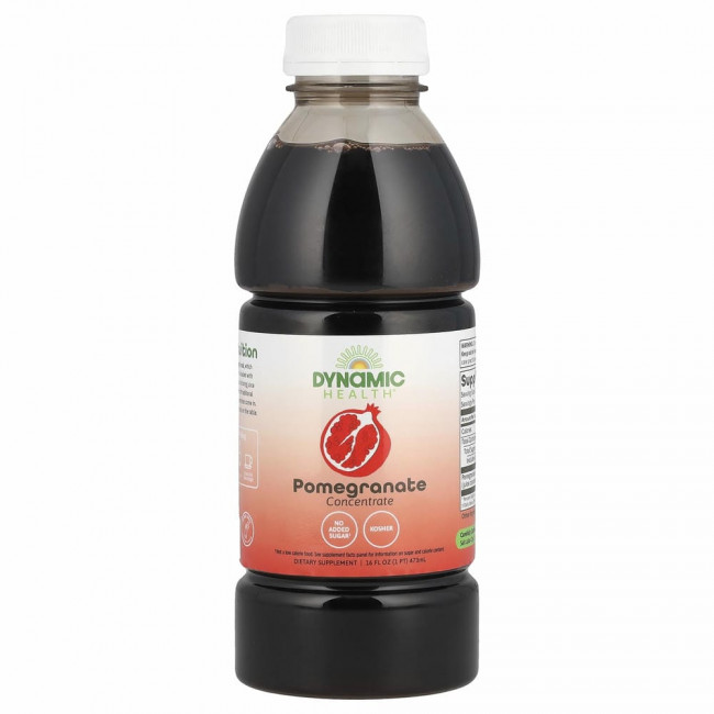 Dynamic Health Laboratories, Чистый гранат, 100% концентрат сока, неподслащенный, 473 мл (16 жидк. унций)