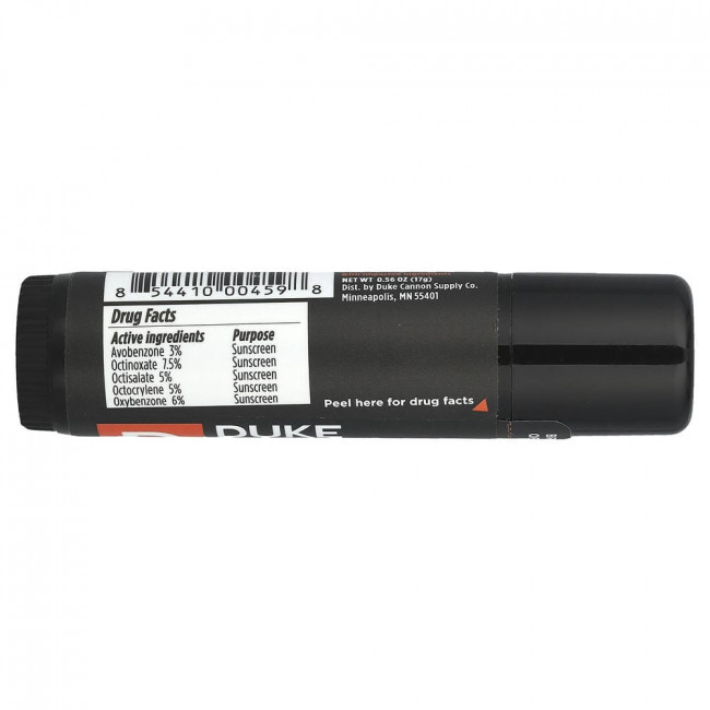 Duke Cannon Supply Co., Cannon Balm™ 140º, Offensively Large™ Sunscreen Lip Balm, SPF 30, 0.56 oz (17 g)