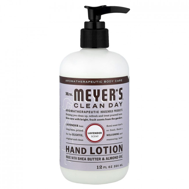 Лосьон для рук Mrs. Meyers Clean Day, лаванда, 354 мл (12 жидких унций)