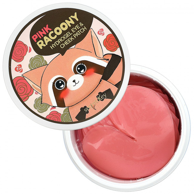 Secret Key, Pink Racoony, гидрогелевые патчи для кожи вокруг глаз и лица, 60 патчей, 90 г (3,17 унции) Secret Key, Pink Racoony, гидрогелевые патчи для кожи вокруг глаз и лица, 60 патчей, 90 г (3,17 унции)