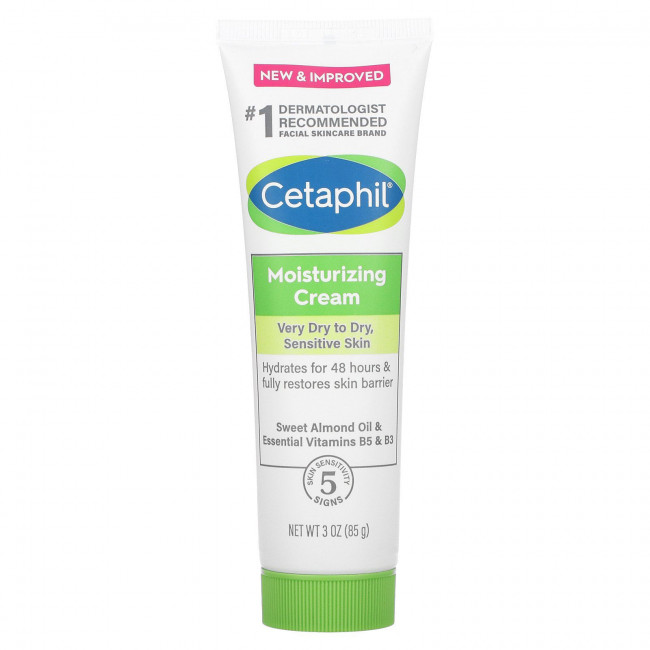 Cetaphil, Увлажняющий крем, без отдушек, 85 г (3 унции) Cetaphil, Увлажняющий крем, без отдушек, 85 г (3 унции)