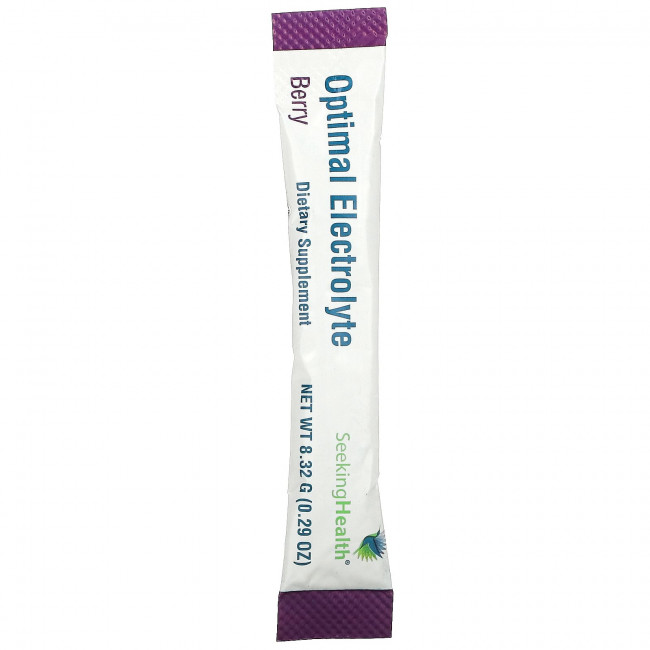 Seeking Health, Optimal Electrolyte, ягодный, 30 пакетиков в стиках по 8,32 г (0,29 унции)