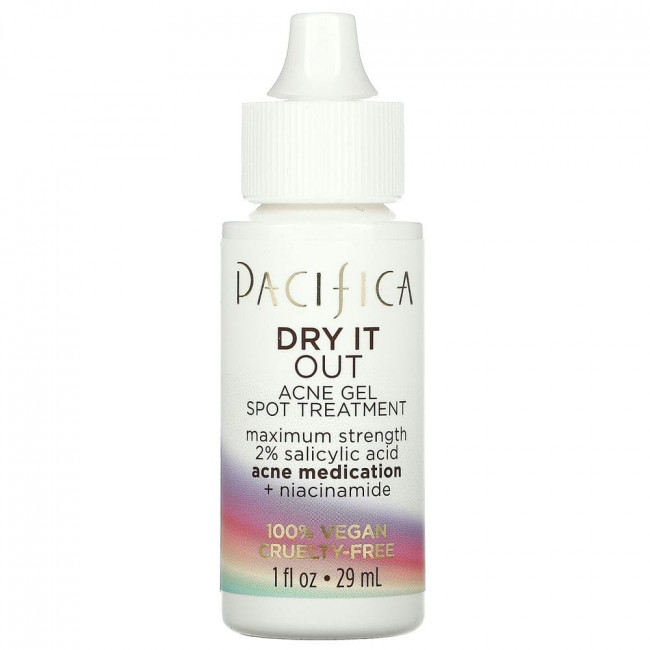 Pacifica, Dry It Out, Гель для лечения пятен от прыщей, максимальная сила, 1 жидкая унция (29 мл) Pacifica, Dry It Out, Гель для лечения пятен от прыщей, максимальная сила, 1 жидкая унция (29 мл)