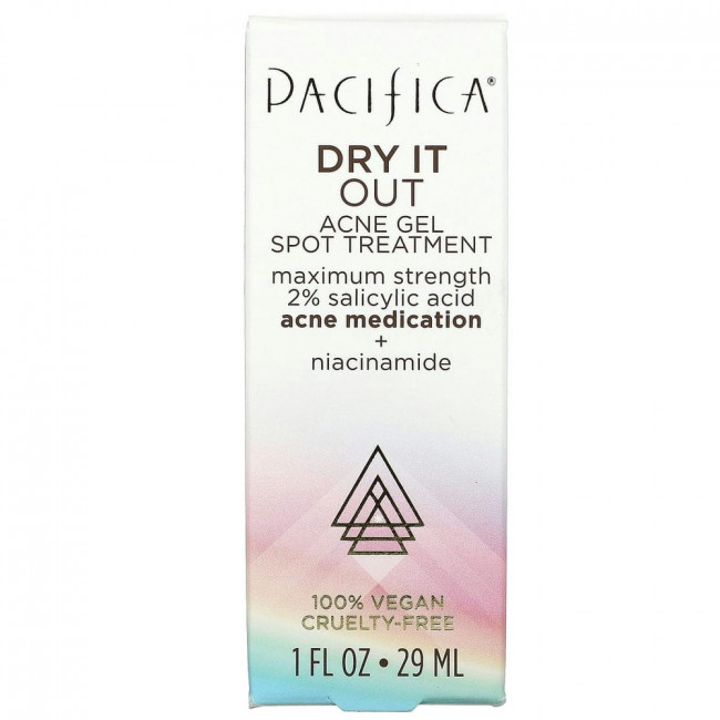 Pacifica, Dry It Out, Гель для лечения пятен от прыщей, максимальная сила, 1 жидкая унция (29 мл) Pacifica, Dry It Out, Гель для лечения пятен от прыщей, максимальная сила, 1 жидкая унция (29 мл)